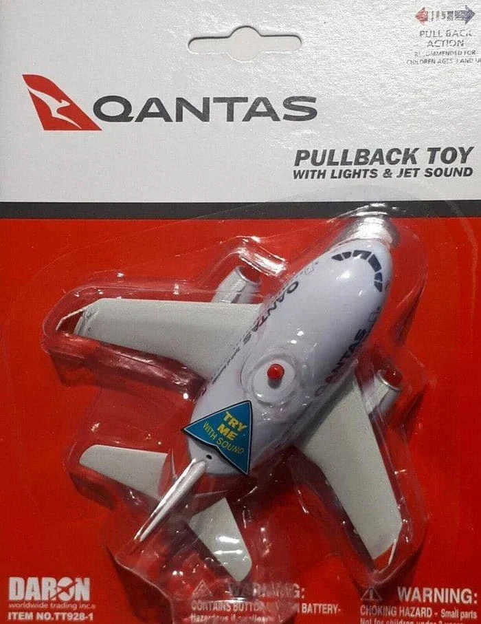 Toytech QANTAS QANTAS PullBack with Lights and Sound
