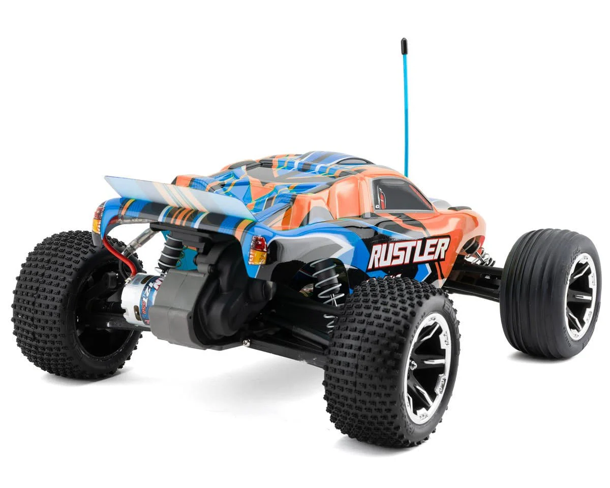 Traxxas 1/10 Rustler XL-5 2WD Brushed Stadium Truck - Orange [37254-8ORG] - Image 2