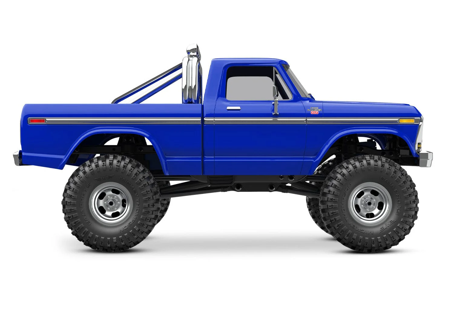Traxxas 1/18 TRX-4M 4WD 1979 Ford F150 Ranger XLT RC Truck High Trail Edition Blue - Image 3