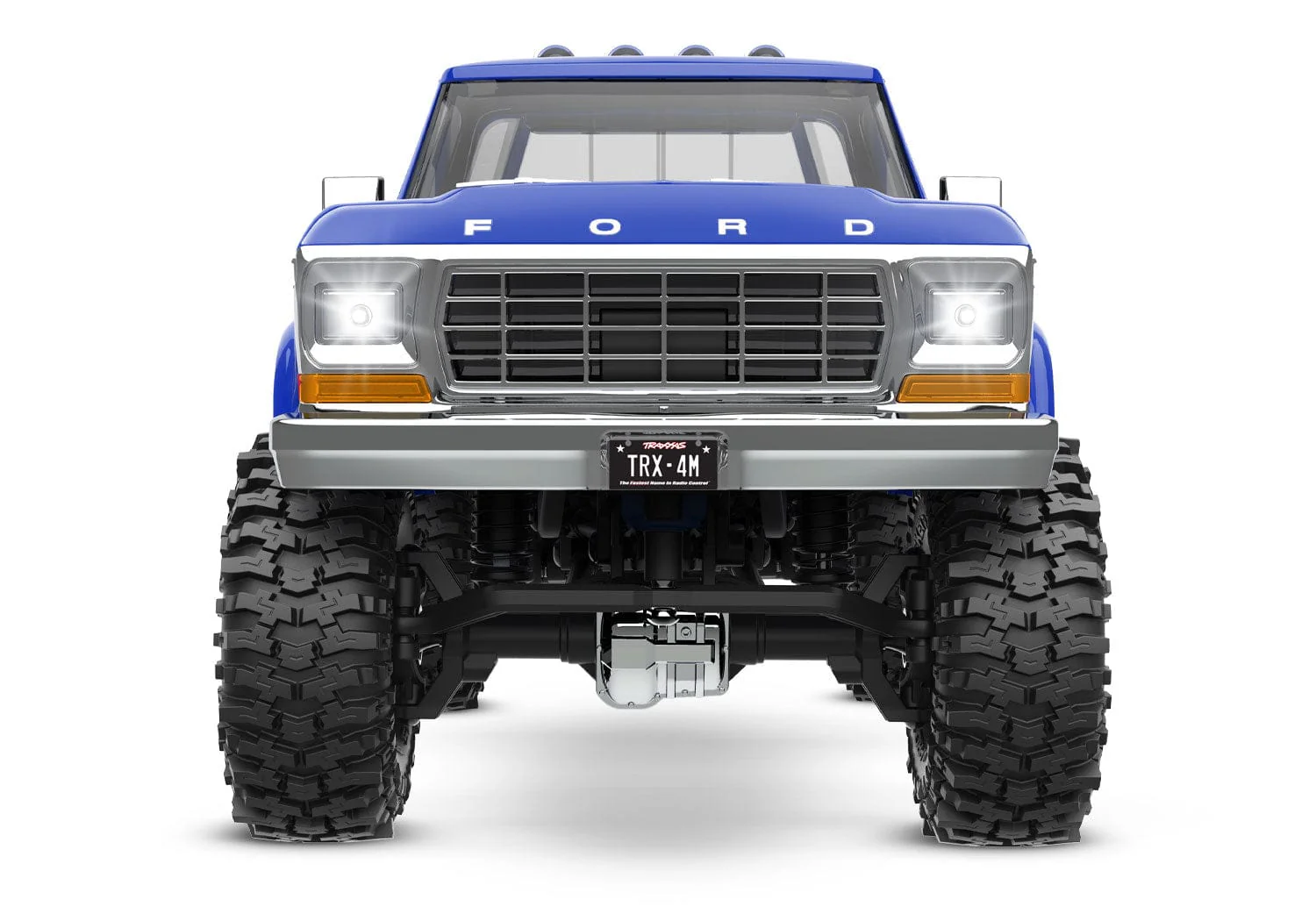 Traxxas 1/18 TRX-4M 4WD 1979 Ford F150 Ranger XLT RC Truck High Trail Edition Blue - Image 4