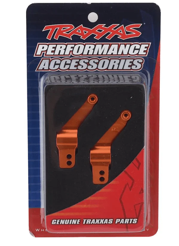 Traxxas 1952T Aluminum Stub Axle Carriers (Orange) (2) - Image 2