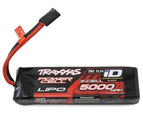 Traxxas 2872X 5000mah 3S 11.1v 25C Lipo Battery ID Plug