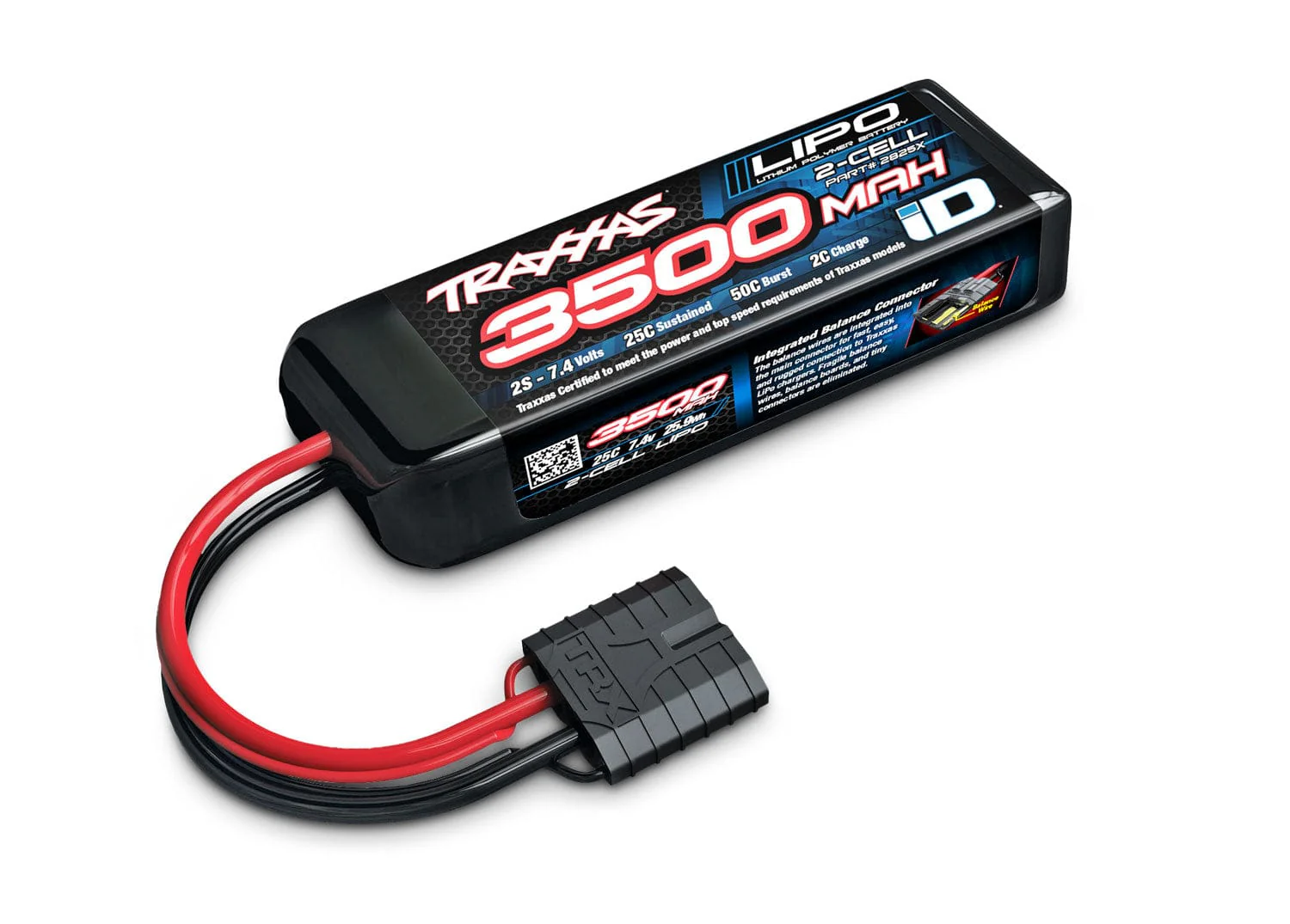 Traxxas 3500mah 2S 7.4v 25C Lipo Battery - Mini Maxx [2825X]