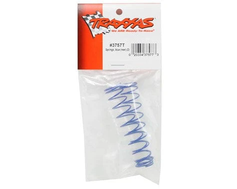 Traxxas 3757T Rear Shock Spring Set Blue (2) - Image 2