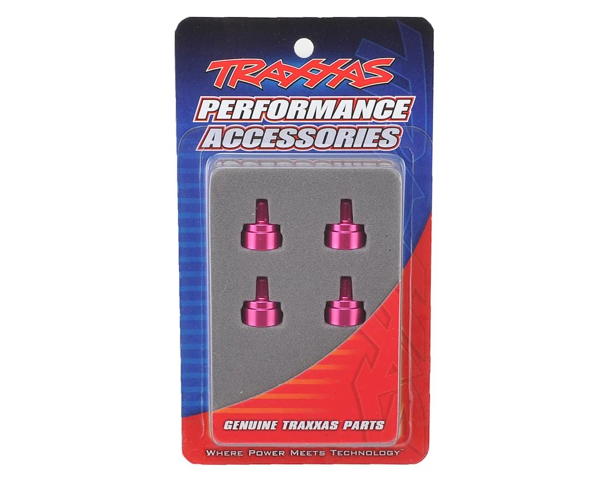 Traxxas 3767P Aluminum Ultra Shock Cap (Pink) (4) - Image 2