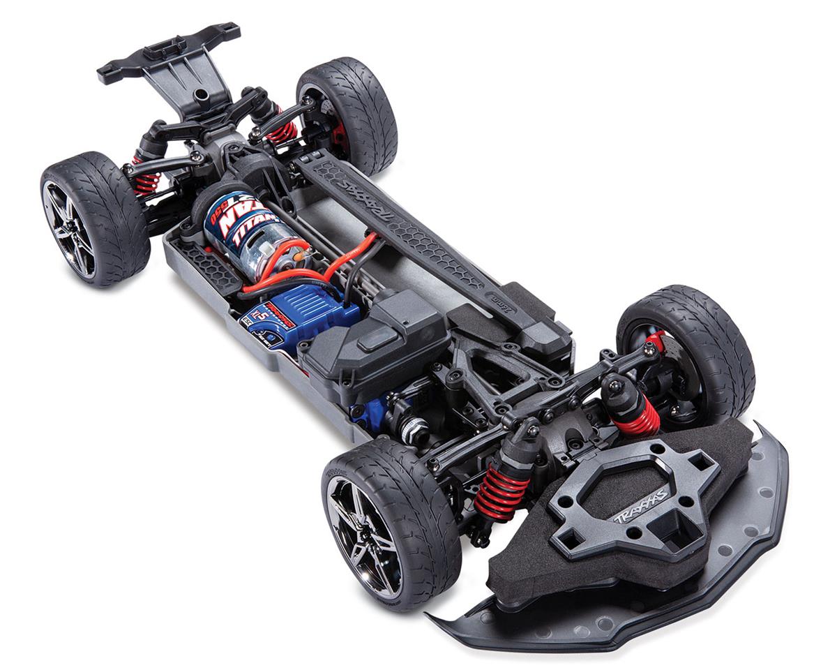 Traxxas 4-Tec 3.0 Chassis with Corvette Stingray Body - Metallic Black [93054-4BLK] - Image 3