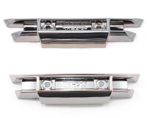 Traxxas 5335X F/R Bumper Set (Black Chrome)