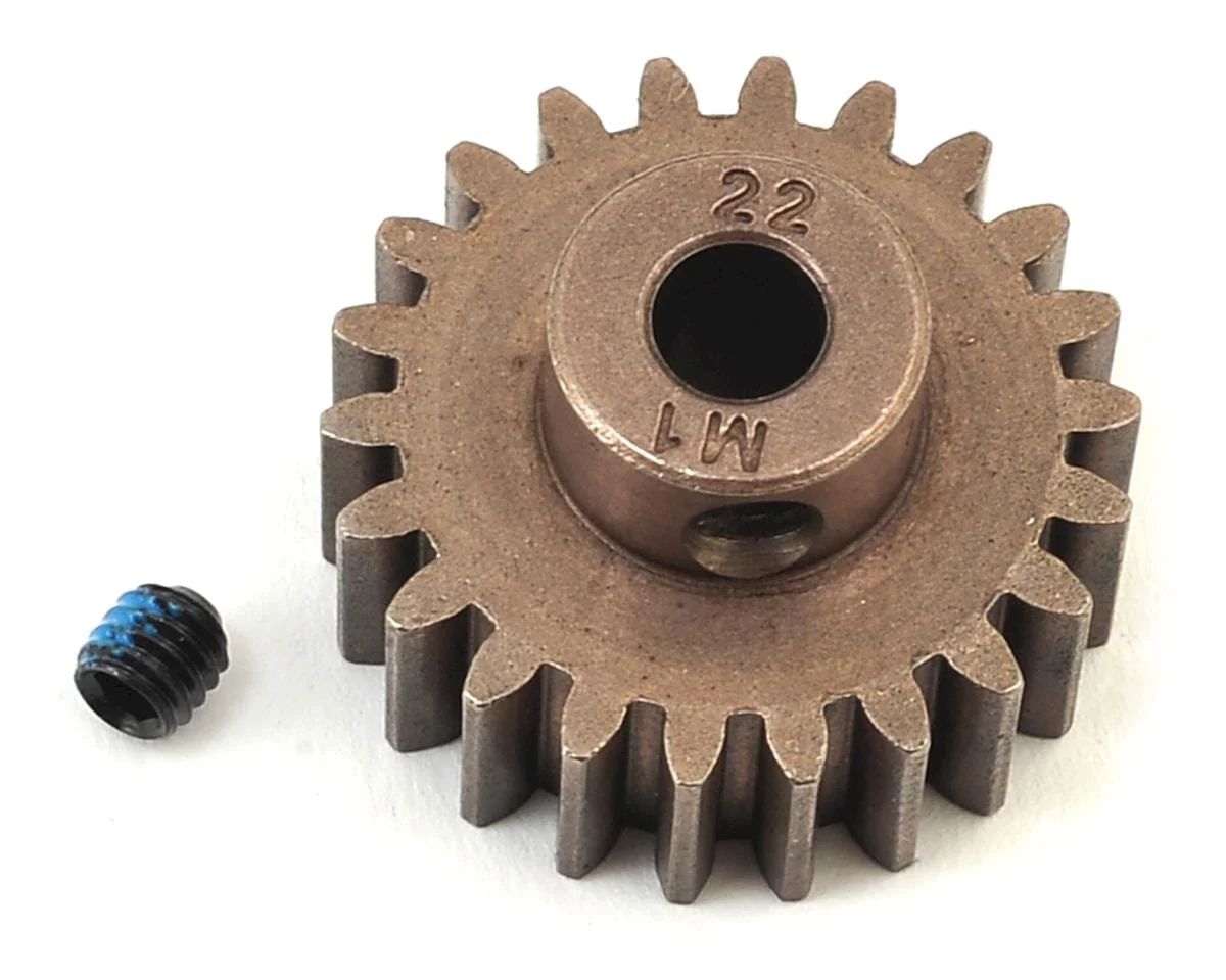 Traxxas 6495X Hardened Steel Mod 1.0 Pinion Gear w/5mm Bore (22T)