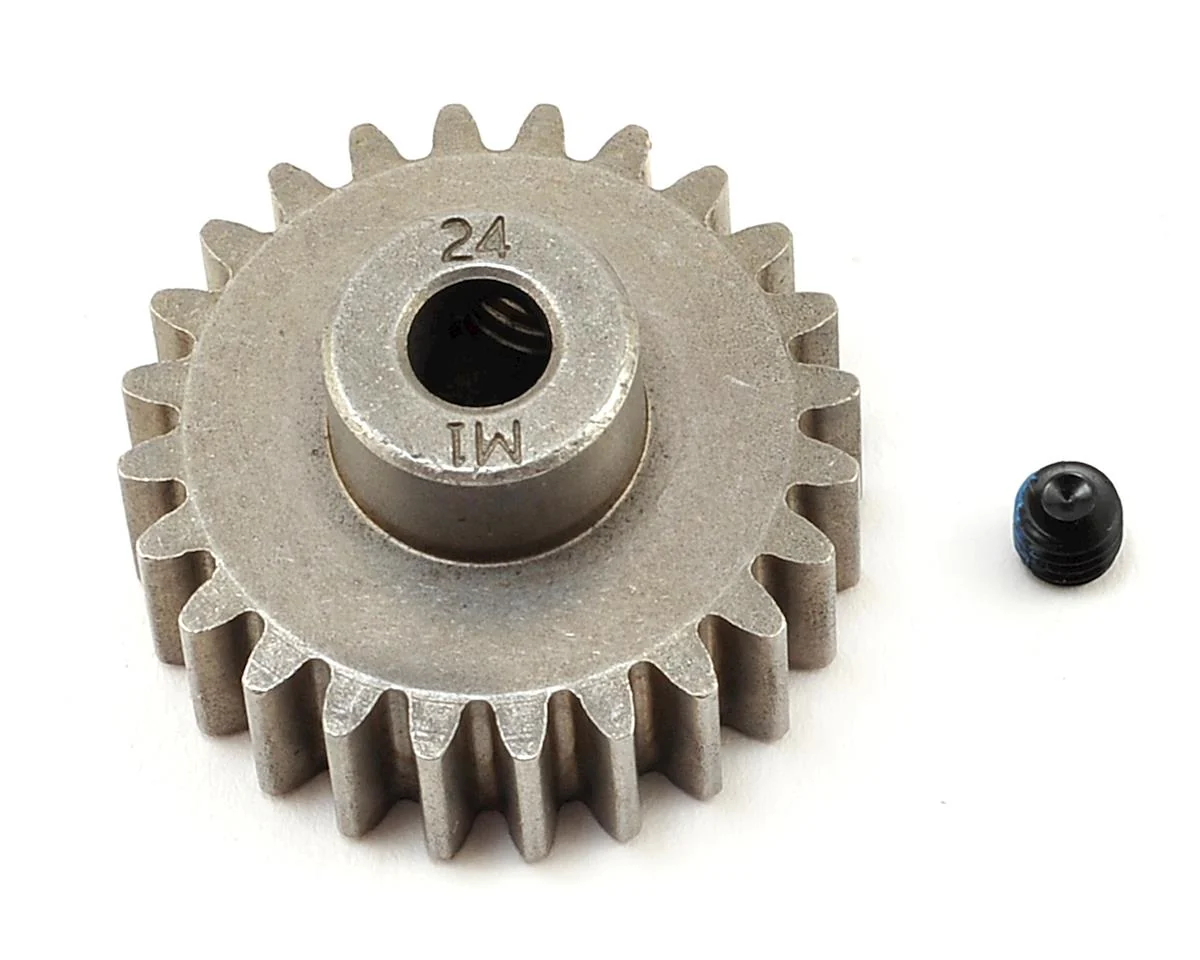 Traxxas 6496X 24T Hardened Steel Mod 1.0 Pinion Gear W/5mm Bore