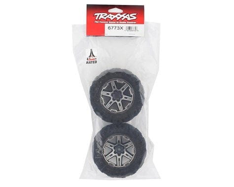 Traxxas 6773X Talon Ext 2.8in Pre-Mounted Tires Black Chrome (2) - Image 3