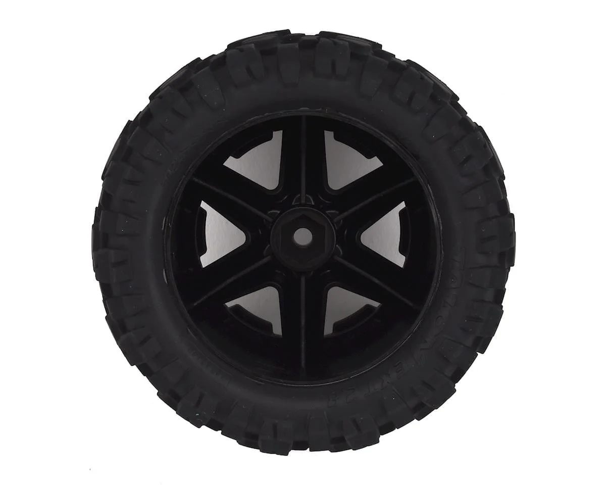 Traxxas 6774 Pre-Glued 2.8in Talon Extreme Tires On Black RXT Rims (2pcs) - Image 2