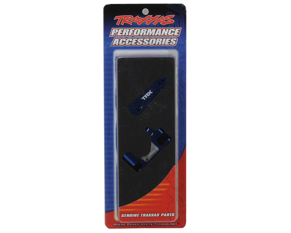 Traxxas 6832X Aluminum Caster Block Set (2) (Blue) - Image 2