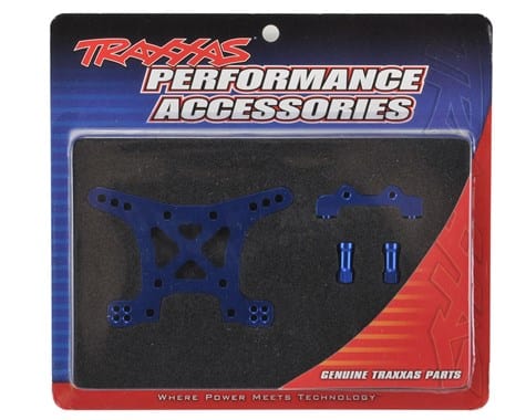 Traxxas 6839X Aluminum Front Shock Tower (Blue) - Image 2