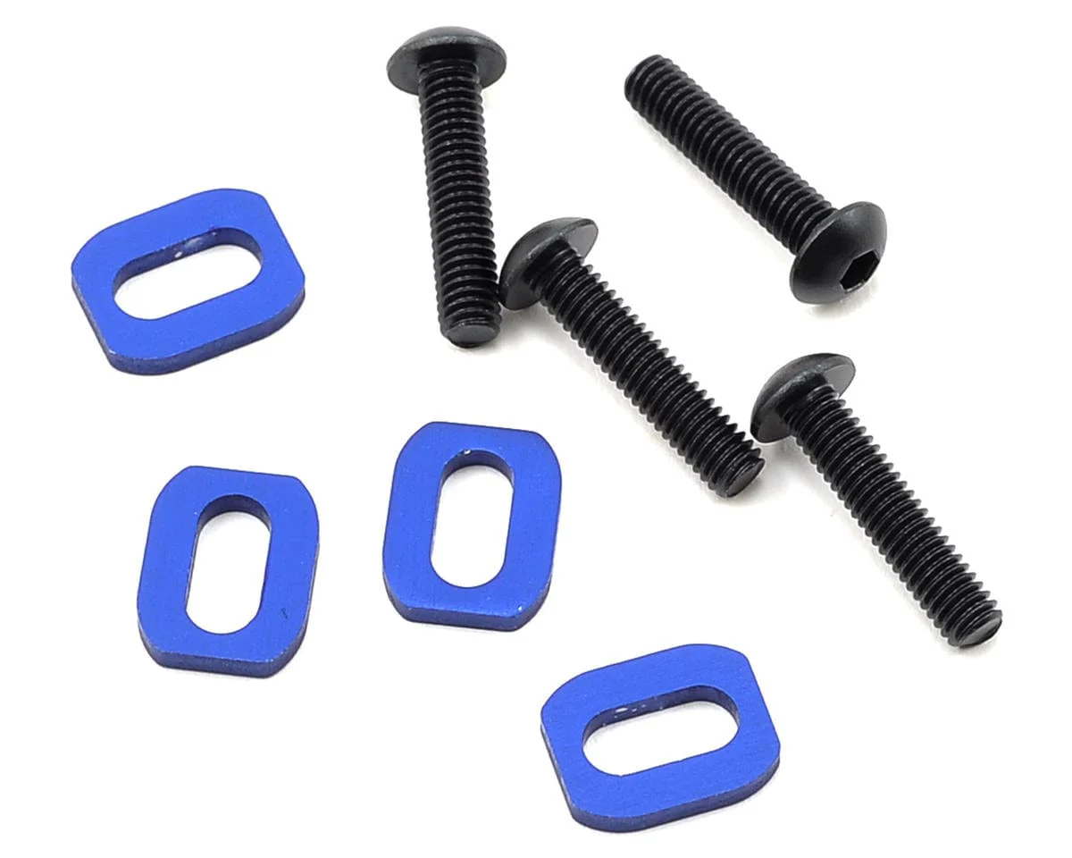 Traxxas 7759 X-Maxx Motor Mount Washer (Blue) (4)