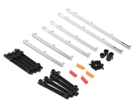 Traxxas 8076 Side Trim left and Right Chrome Retainers with LED Lens (8010 Body)