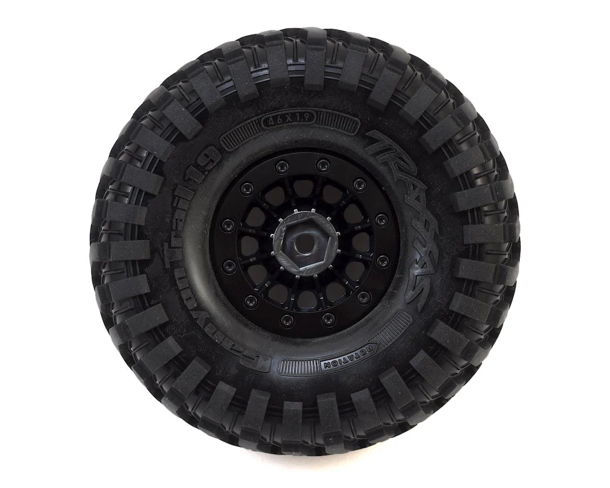 Traxxas 8174 TRX-4 Pre-Mounted Canyon Trail 1.9in Crawler Tires w/Method 105 Black Chrome Wheels (2pcs) - Image 2