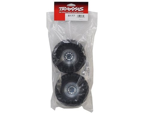 Traxxas 8177 TRX-4 Pre-Mounted Canyon Trail 1.9 Crawler Tires w/Chrome Wheels - Image 4