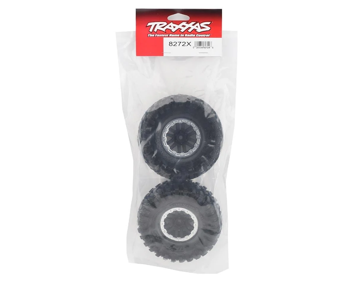 Traxxas 8272X TRX-4 Pre-Mounted Canyon Trail 1.9in Crawler Tires W/Black Split Spoke Wheels (2pcs) - Image 3