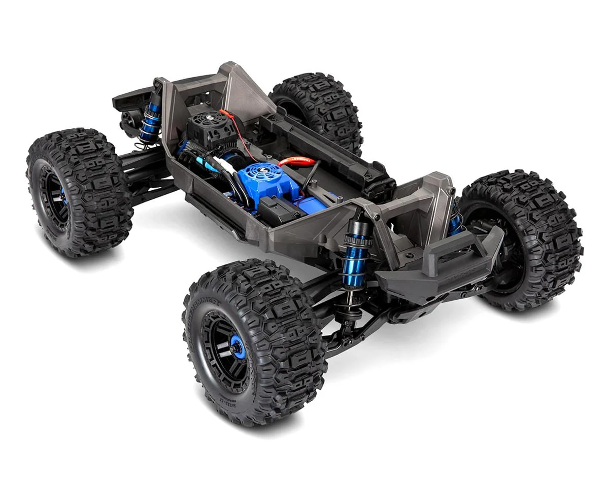 Traxxas 89086-4 Maxx With WideMAXX 1/10 Electric RC Monster Truck Blue - Image 3