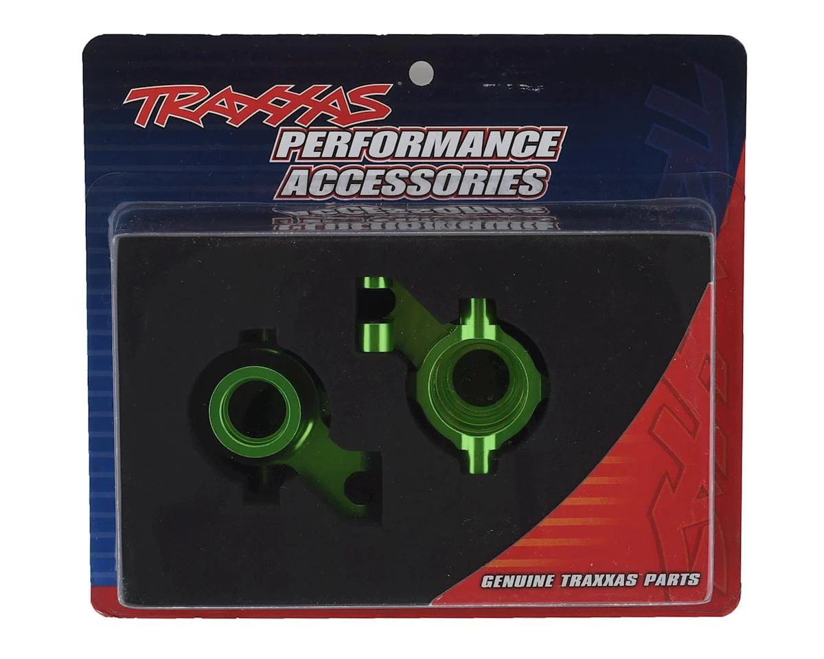Traxxas 8937G Maxx Aluminum Steering Blocks (Green) - Image 2