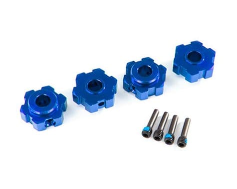 Traxxas 8956X Maxx Aluminum Wheel Hex Blue (4pcs)