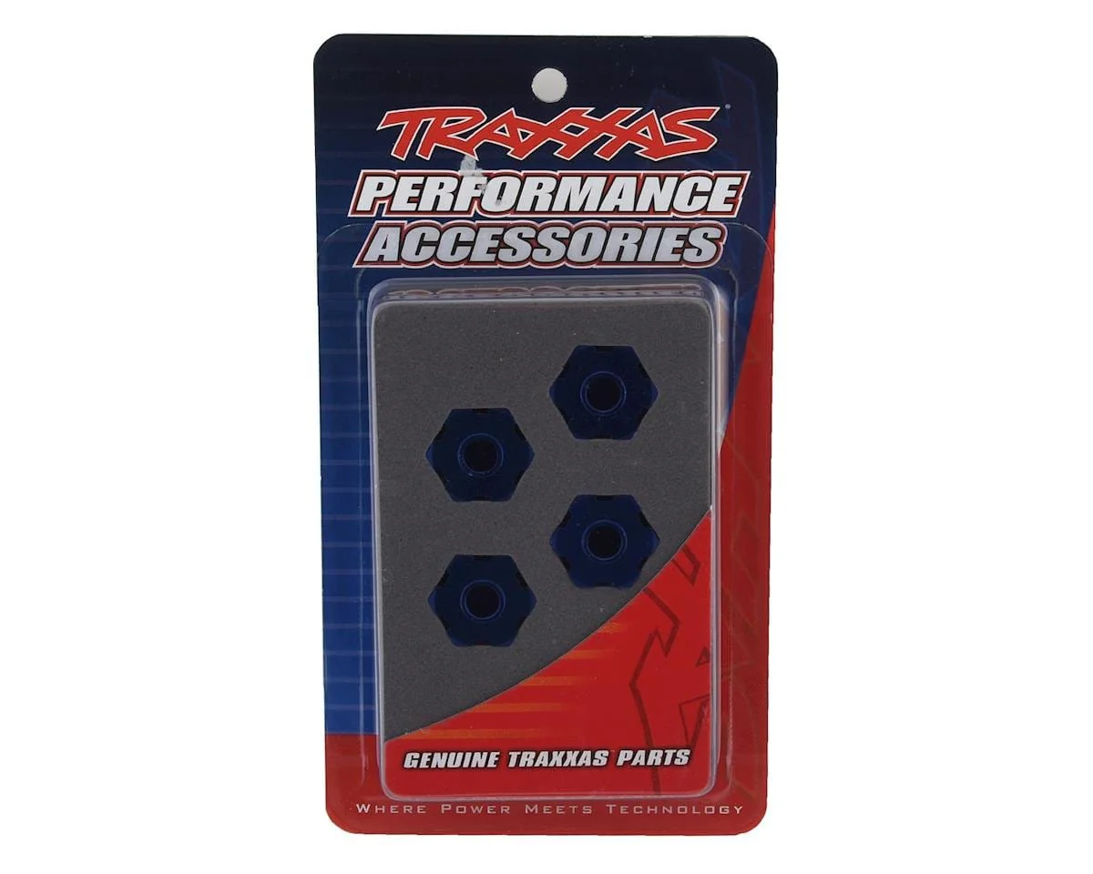 Traxxas 8956X Maxx Aluminum Wheel Hex Blue (4pcs) - Image 2
