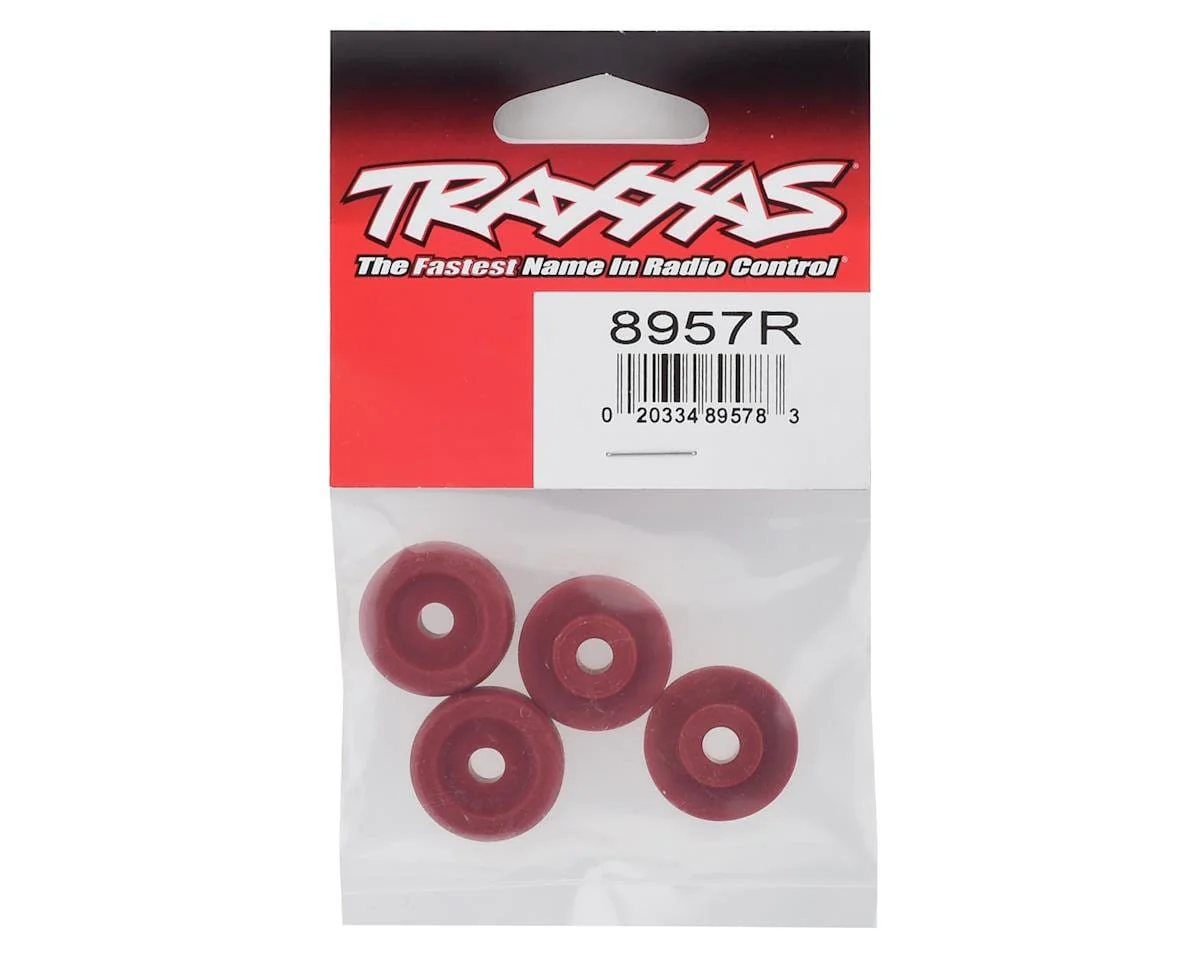 Traxxas 8957R MAXX Wheel Washers Red (4) - Image 2