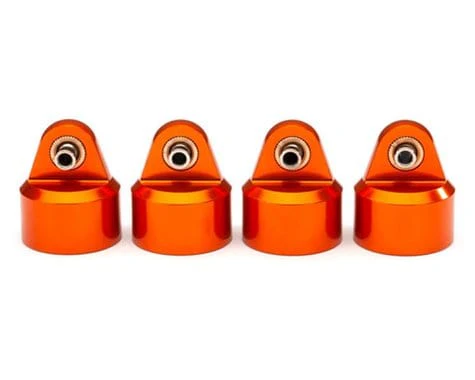 Traxxas 8964T GT-Maxx Aluminum Shock Caps Orange (4pcs)