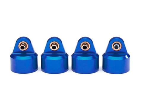 Traxxas 8964X GT-Maxx Aluminum Shock Caps Blue (4pcs)