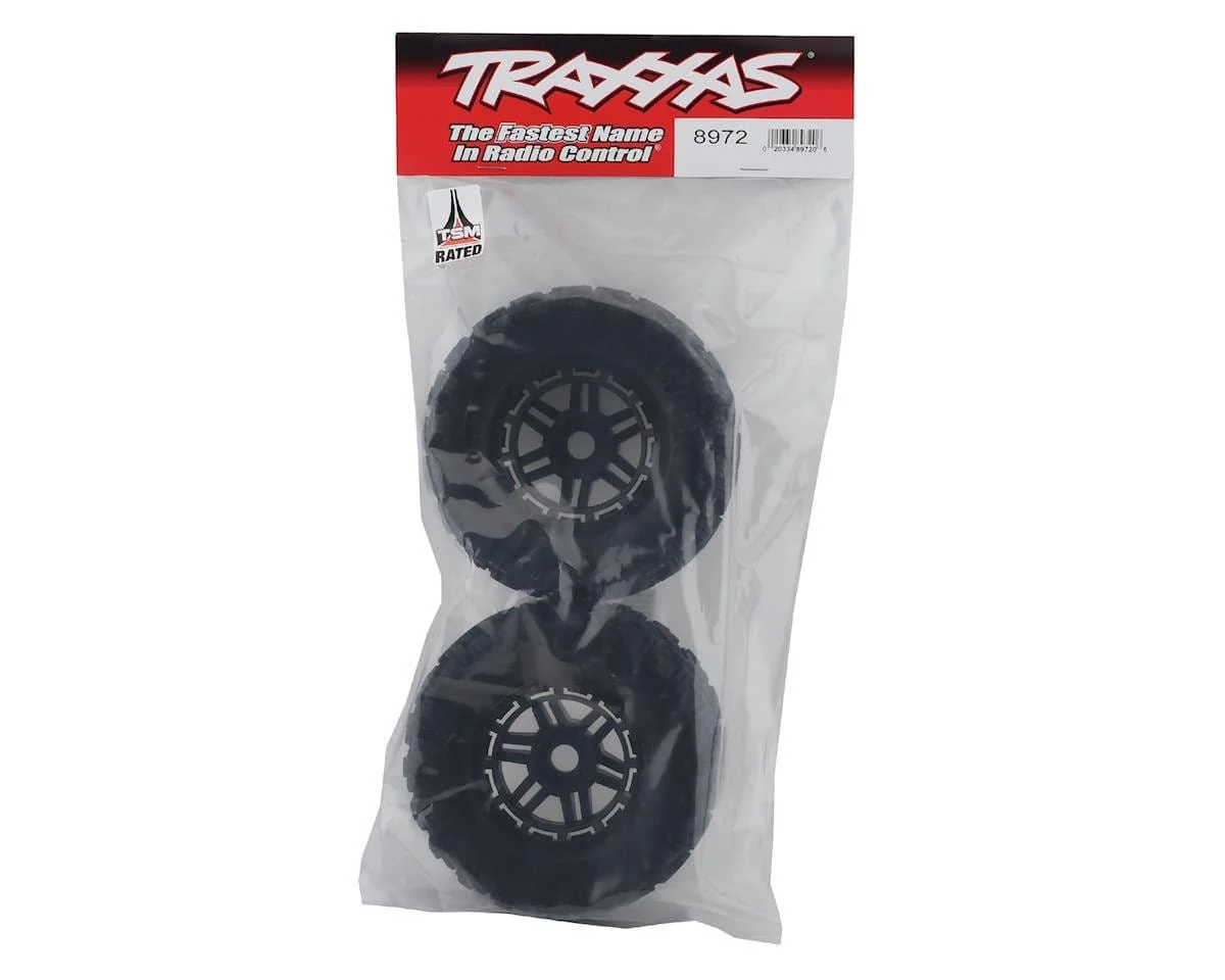 Traxxas 8972 Maxx 2.8inch All-Terrain Pre-Mounted Tires Black (2) - Image 2