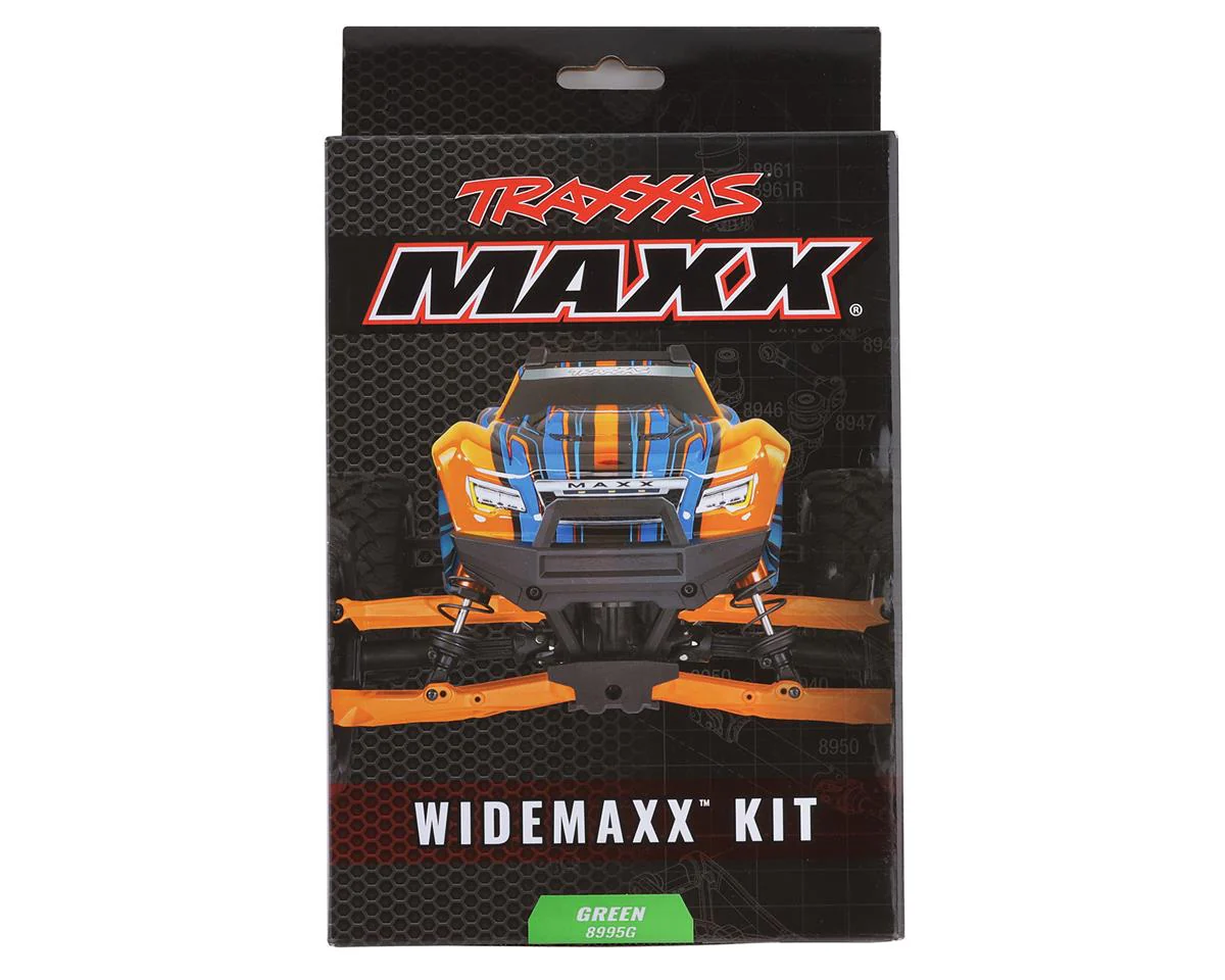 Traxxas 8995G Green WideMaxx Suspension Kit - Image 2