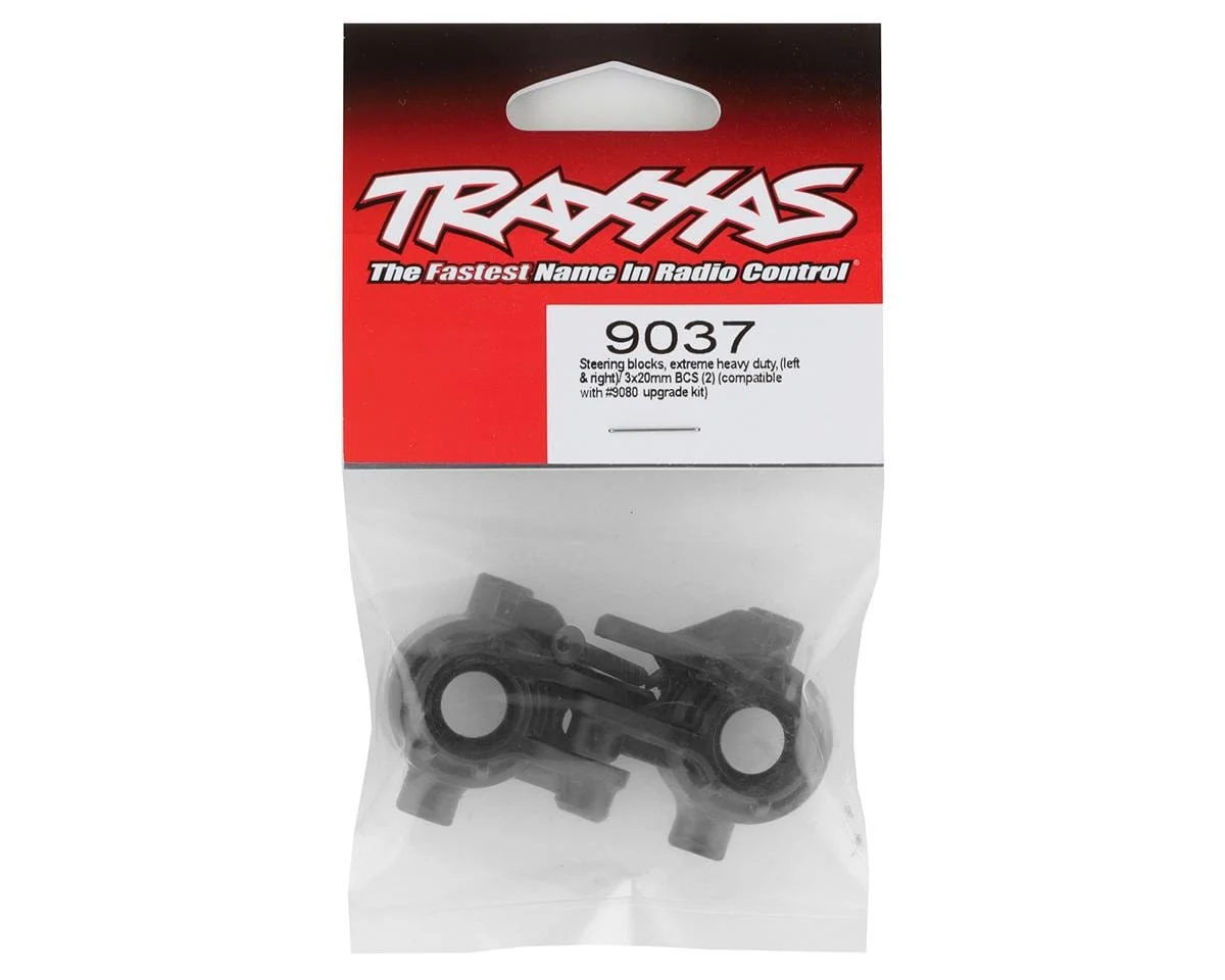 Traxxas Heavy Duty Steering Blocks - Black (2pcs) [9037] - Image 2