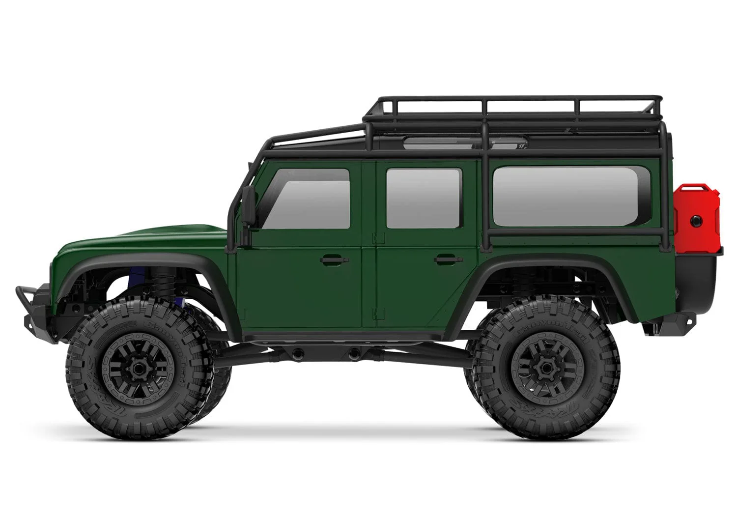 Traxxas 97054-1 TRX4M 1/18 Land Rover Defender RC Crawler - Green - Image 4