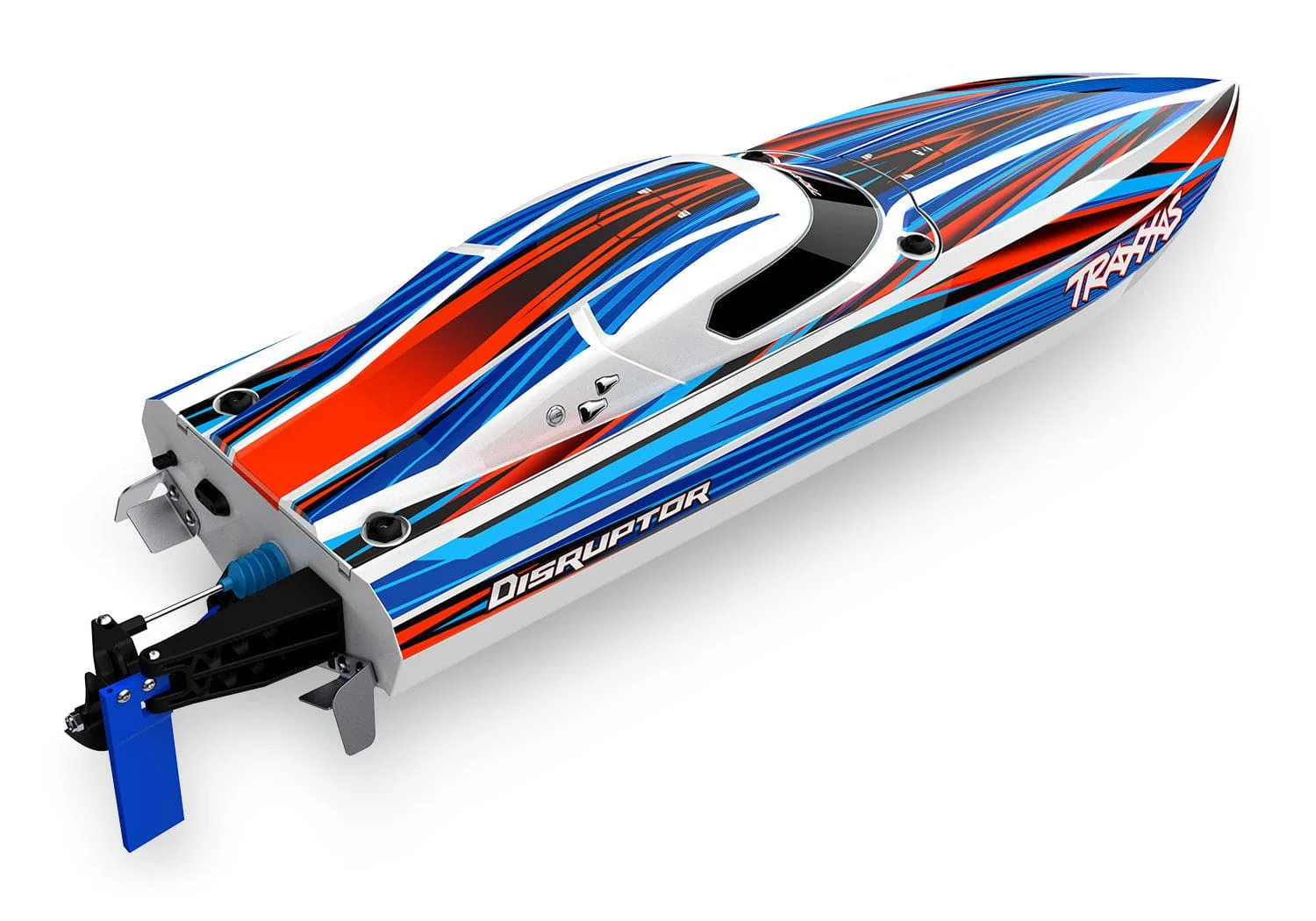 Traxxas Disruptor 26inch 4S Brushless Self-Righting RC Boat - Blue [106064-4BLUE] - Image 2