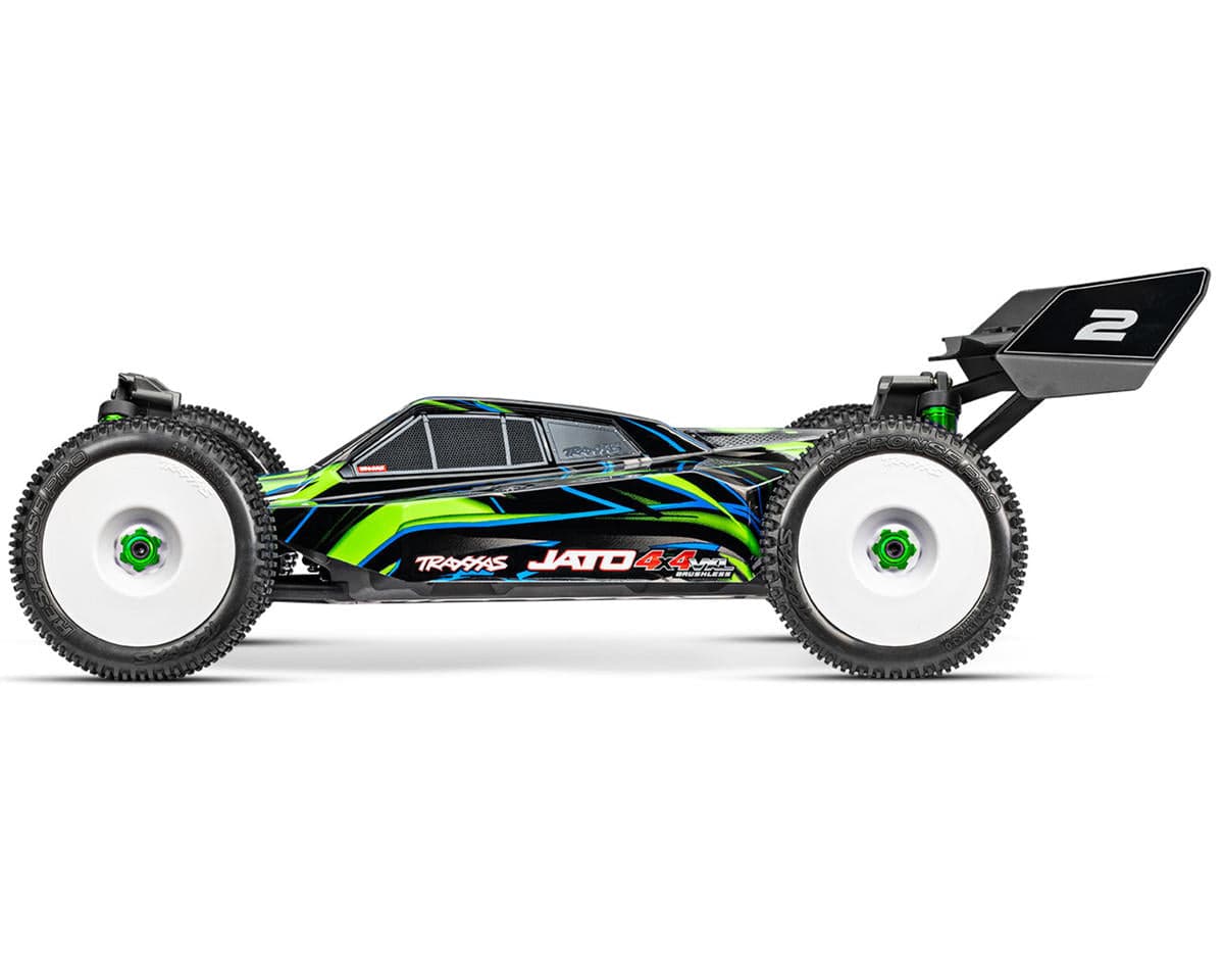 Traxxas Jato 4x4 VXL 4s 1/8 Brushless RC Buggy (Green) [90386-4GRN]** - Image 2