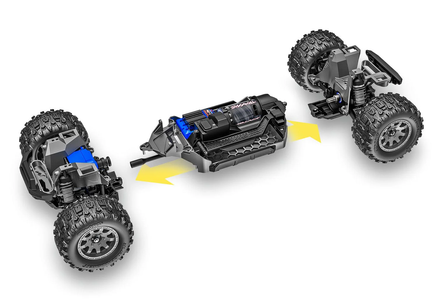 Traxxas Mini MAXX 1/16 Brushless Monster Truck RTR - Black [107154-1BLK] - Image 8