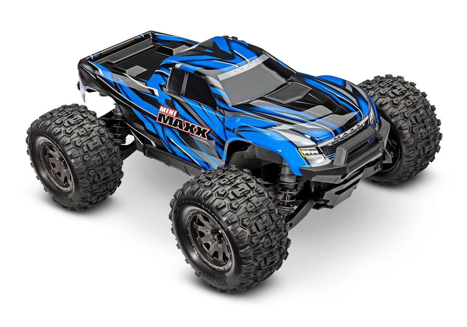 Traxxas Mini MAXX 1/16 Brushless Monster Truck RTR - Blue [107154-1BLUE] - Image 5