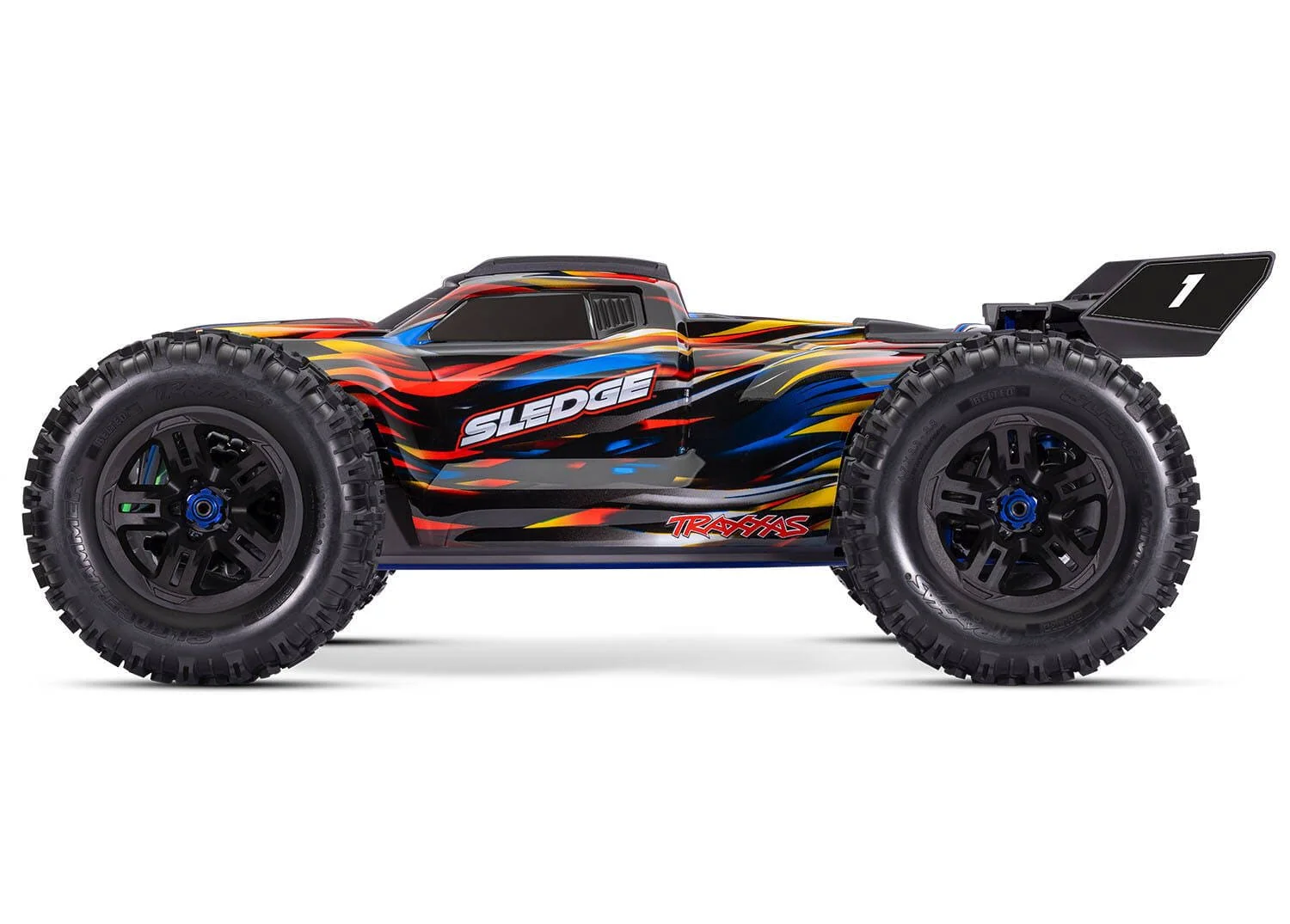 Traxxas Sledge 1/8 6S Brushless 4WD RC Truck - Blue [95096-4BLUE] - Image 2