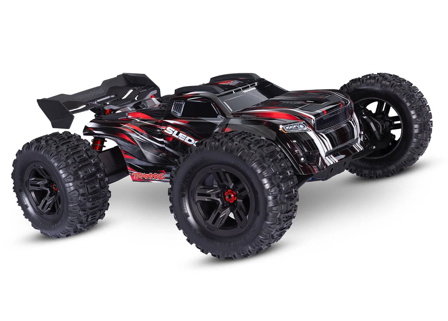 Traxxas Sledge 1/8 6S Brushless 4WD RC Truck - Red [95096-4RED]