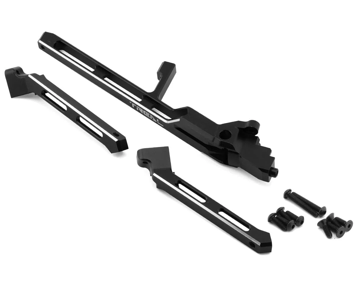 Treal Hobby Aluminum Rear Chassis Brace & Towers Set for Traxxas Sledge (Black)**