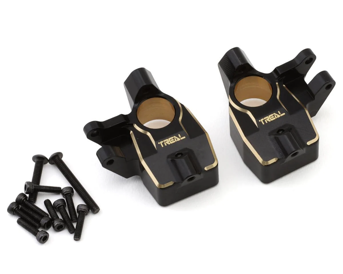 Treal Hobby Axial SCX10 III Brass Front Inner Portal Covers (60g) [TLHTSCX10_III-35]