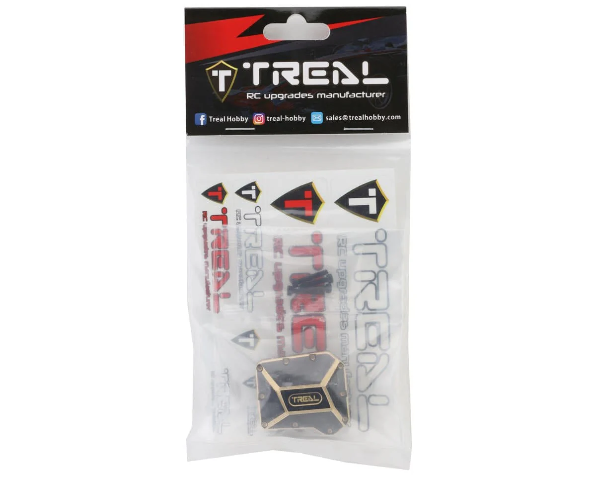 Treal Hobby Brass Differential Cover for Traxxas TRX-4 (Black) (70g) [TLHTTRX4-23] - Image 2