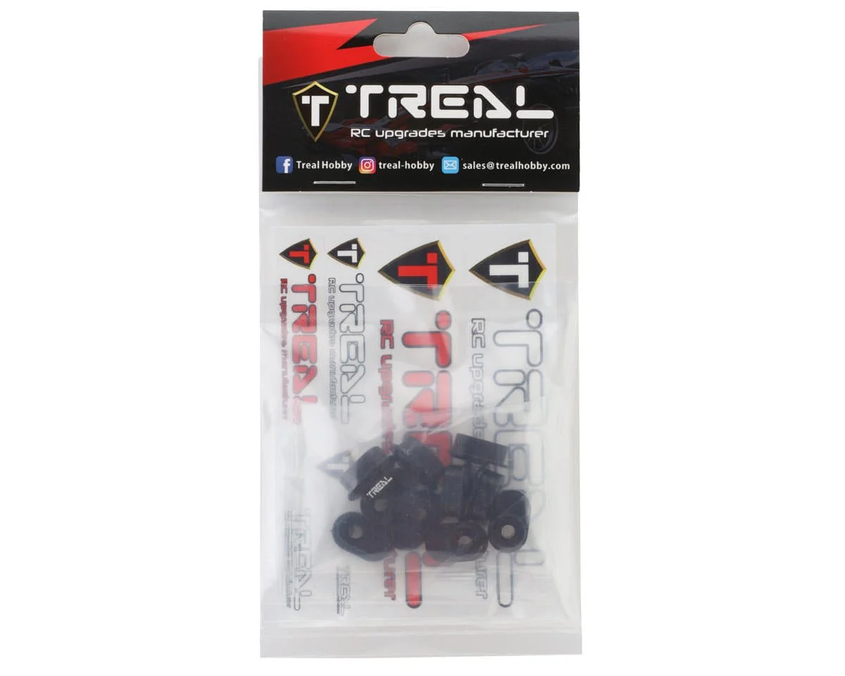 Treal Hobby Losi Promoto MX CNC Aluminum Chain Tensioner Adjustment Insert Set (Black)** - Image 2