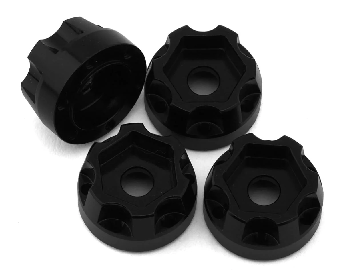 Treal Hobby Type D 1.0" Concave 6-Spoke Beadlock Wheels (Black) (4) [TLHTSCX24-148] - Image 5
