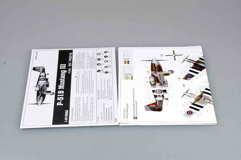 Trumpeter 02283 1/32 RAF Mustang III (P-51B/C) - Image 3