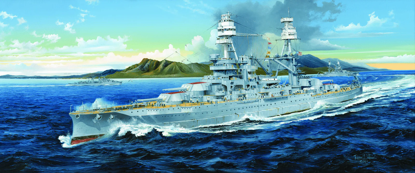 Trumpeter 03701 1/200 USS Arizona BB-39 1941 Plastic Model Kit