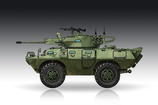 Trumpeter 07441 1/72 V-150 Commando w/20mm cannon Plastic Model Kit