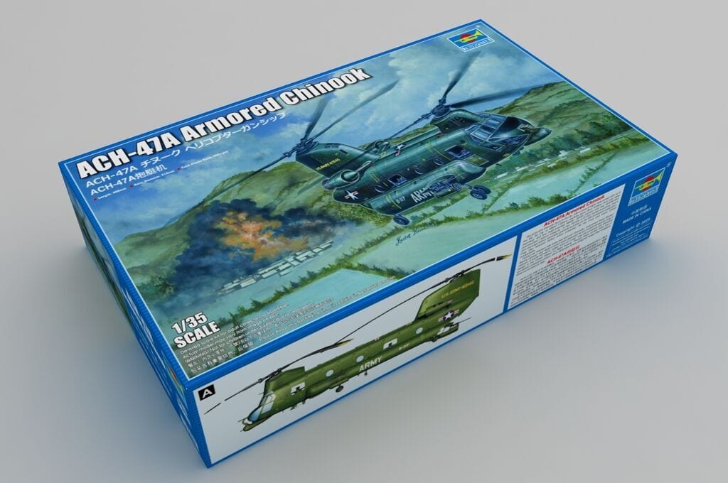 Trumpeter 1/35 Boeing ACH-47A Armored Chinook Plastic Model Kit - Image 2