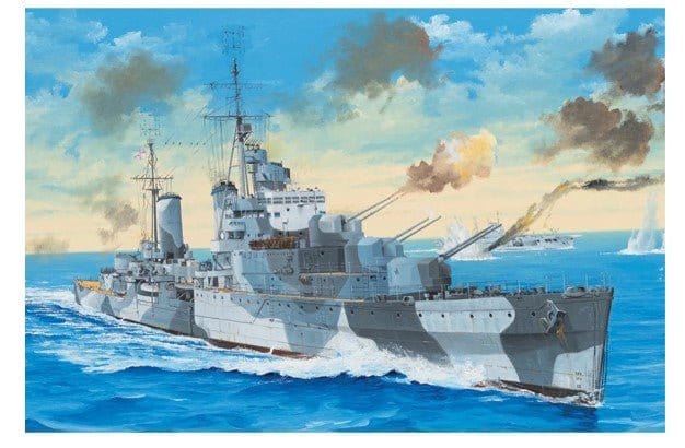 Trumpeter 1/350 H.M.S. Naiad Dido-class Light Cruiser Plastic Model Kit [05366]