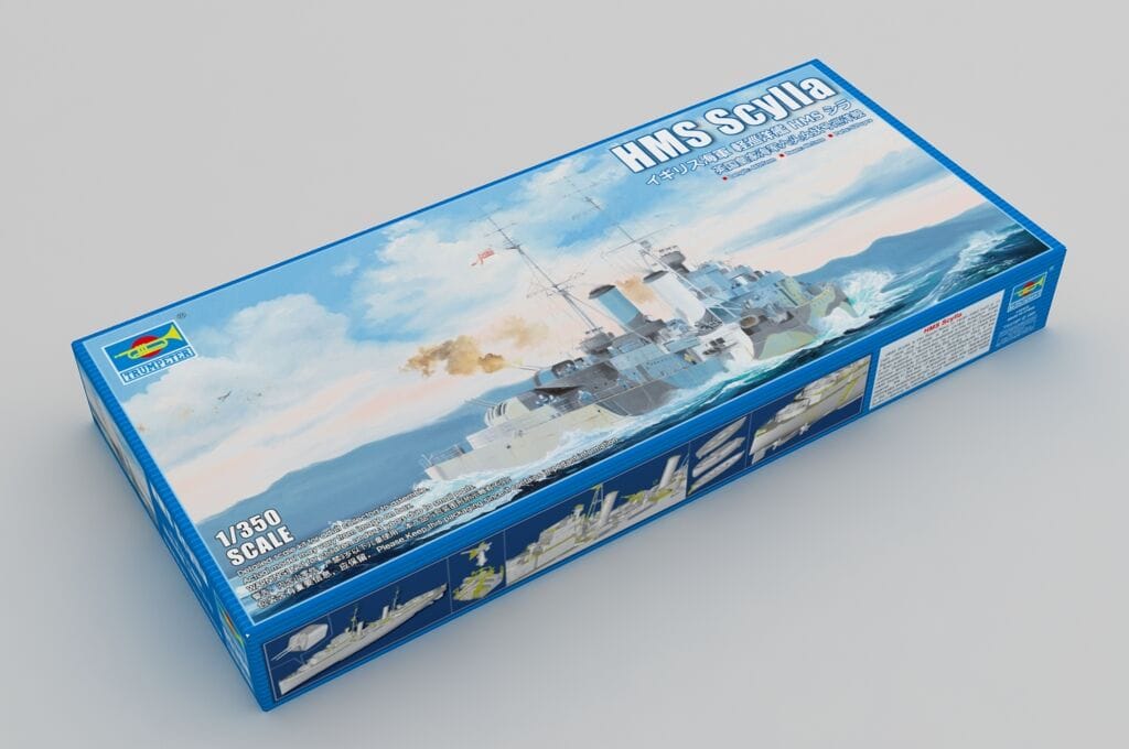 Trumpeter 1/350 HMS Scylla Dido-class Light Cruiser Plastic Model Kit [05368] - Image 2